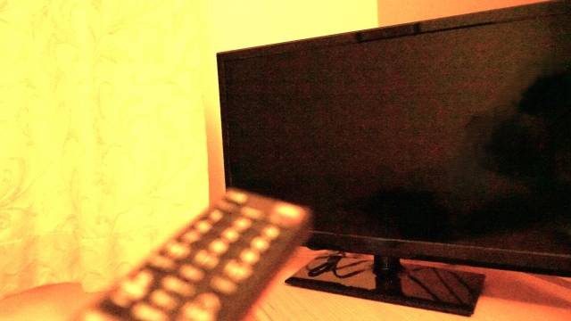 ホテルのテレビ